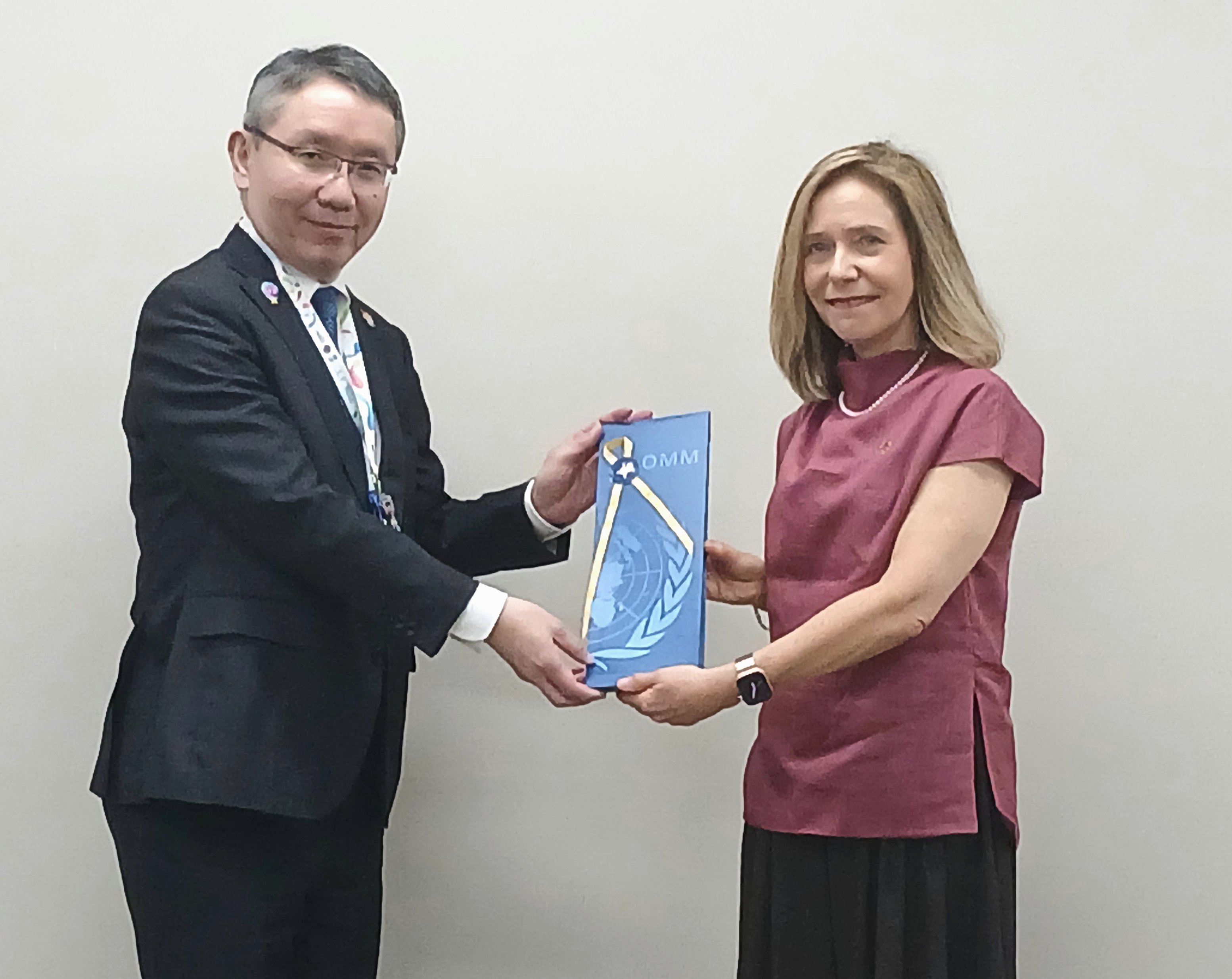 世界気象機関(WMO)セレステ・サウロ事務局長のご来訪(2026年5月15日)